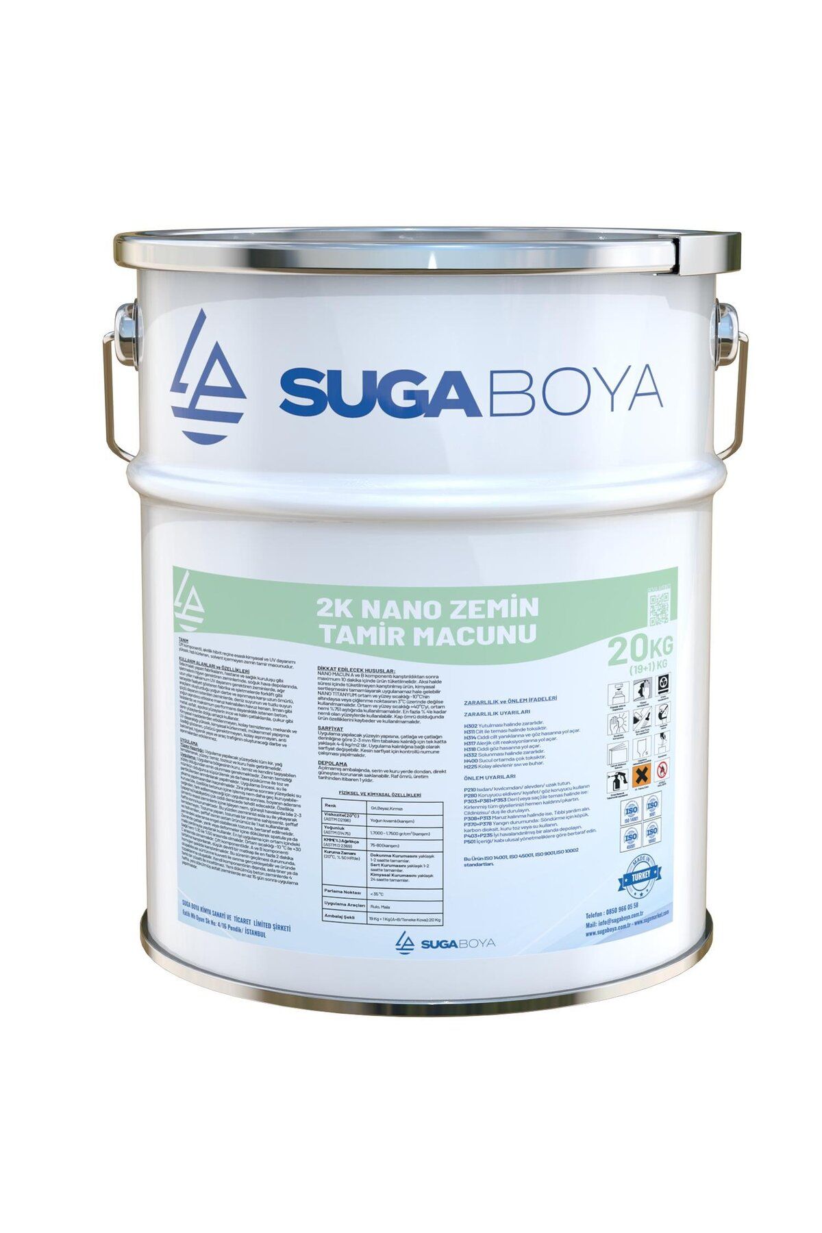SUGA 2K NANO ZEMİN TAMİR NACUNU 20 KG