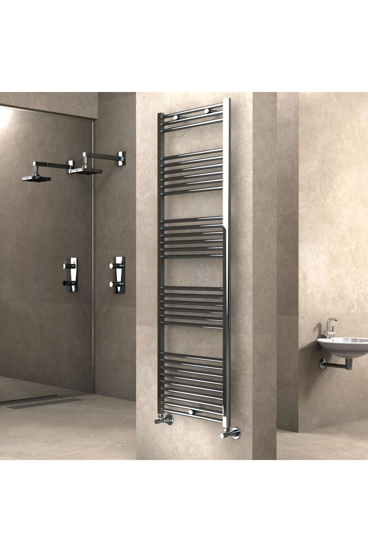 Radiva Haiti Havlupan 600x1800 Düz Krom