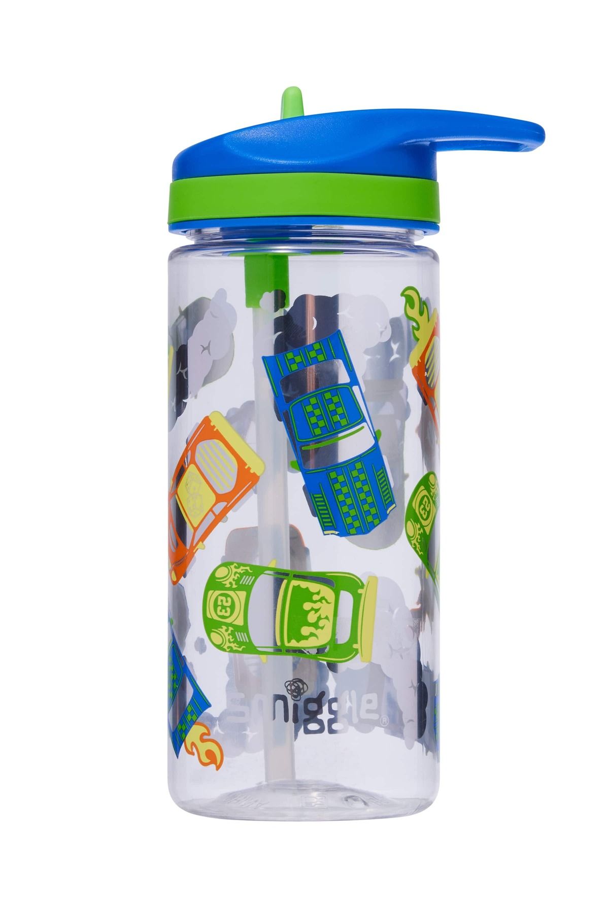 SMIGGLE Araba Detaylı Bpa İçermeyen Plastik Suluk 440 ML
