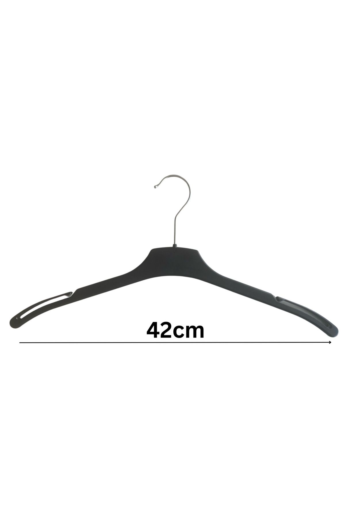Angemiel 24 ADET PLASTİK GÖMLEK ELBİSE ASKISI 42 CM BÜYÜK ASKI