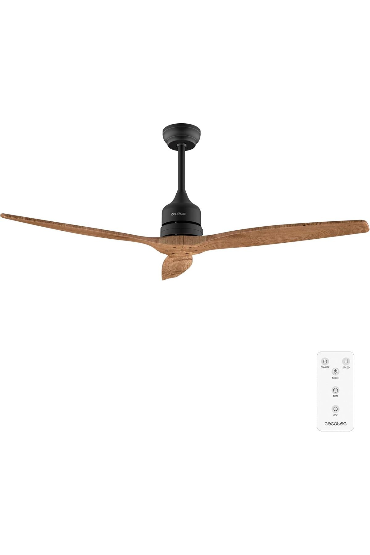 CECOTEC Aero 5270 Darkwood Tavan Vantilatörü 132 cm, DC Motor, 6 Hızlı, Kumandalı