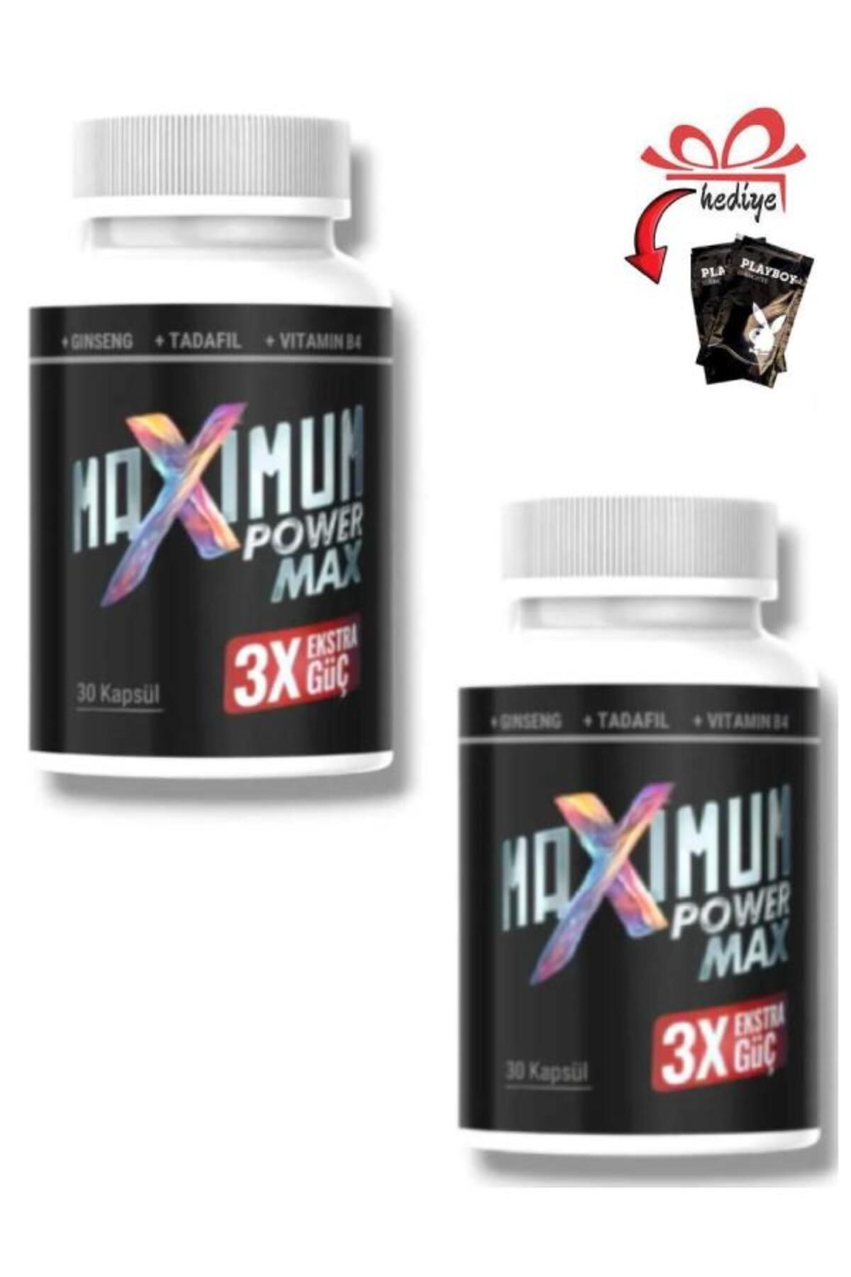 X-One Maximum Power Erkek Performansı Arttıran Takviye 30'lu x 2 ad + Kayganlaştırıcı Jelle