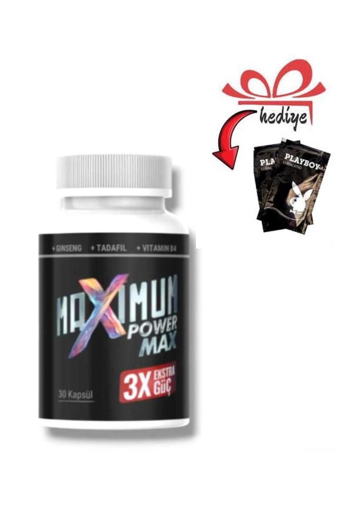 X-One Maximum Power Erkek Performansı Arttıran Takviye 30'lu + Kayganlaştırıcı Jelle