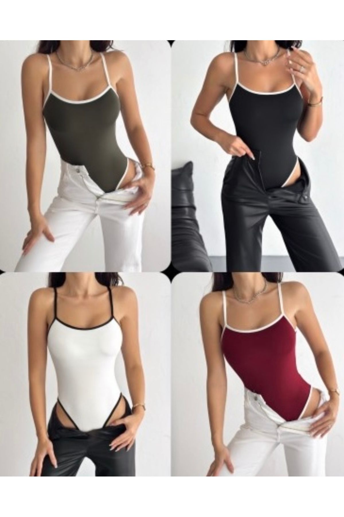 eseza tekstil Çıtçıtlı askılı body