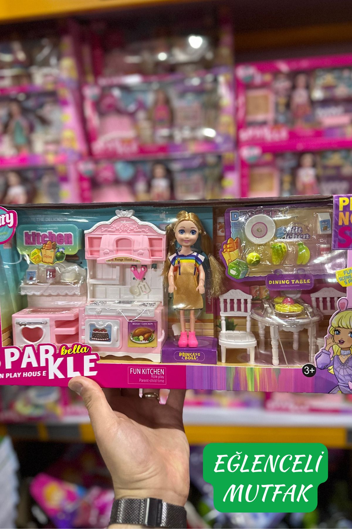 craftivio Eğlenceli Mutfak Temalı Oyuncak Bella Sparkle Sevimli Oyun Serisi