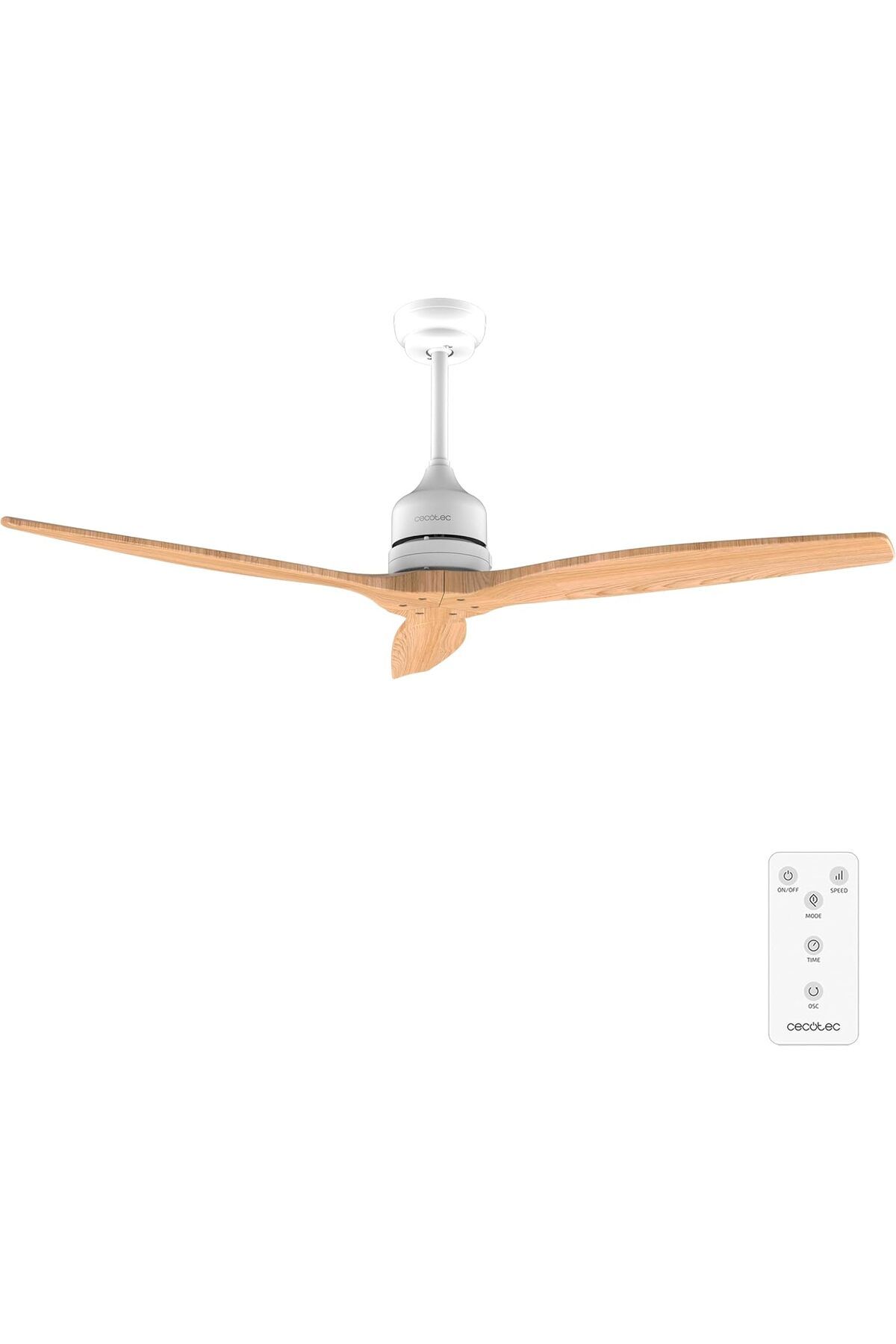 CECOTEC Aero 5270 Darkwood Tavan Vantilatörü 132 cm, DC Motor, 6 Hızlı, Kumandalı