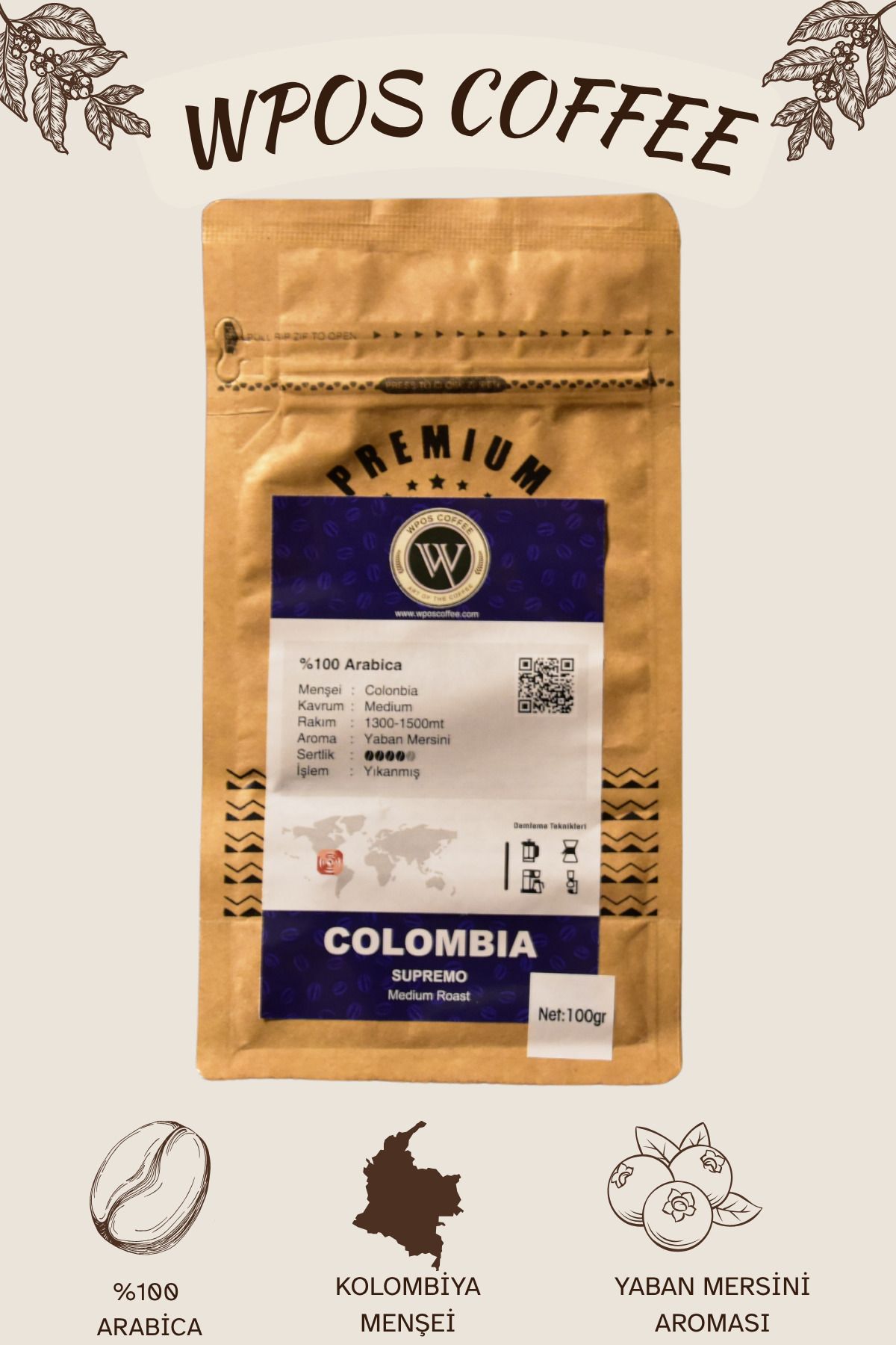 wpos coffee WPOS Premium Colombia