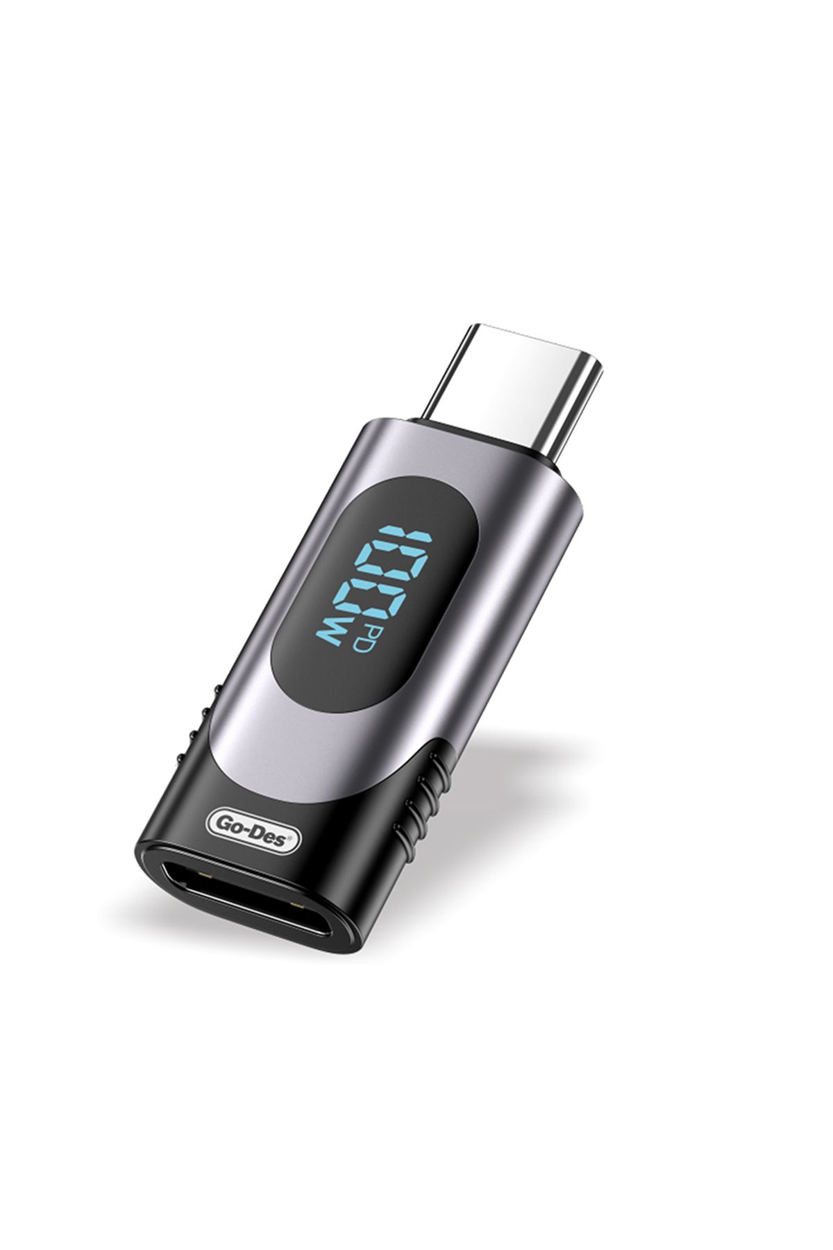 Go-Des Go Des GD-CT072 Type-C to Type-C Dijital LED Göstergeli Hızlı Şarj Adaptörü 100W