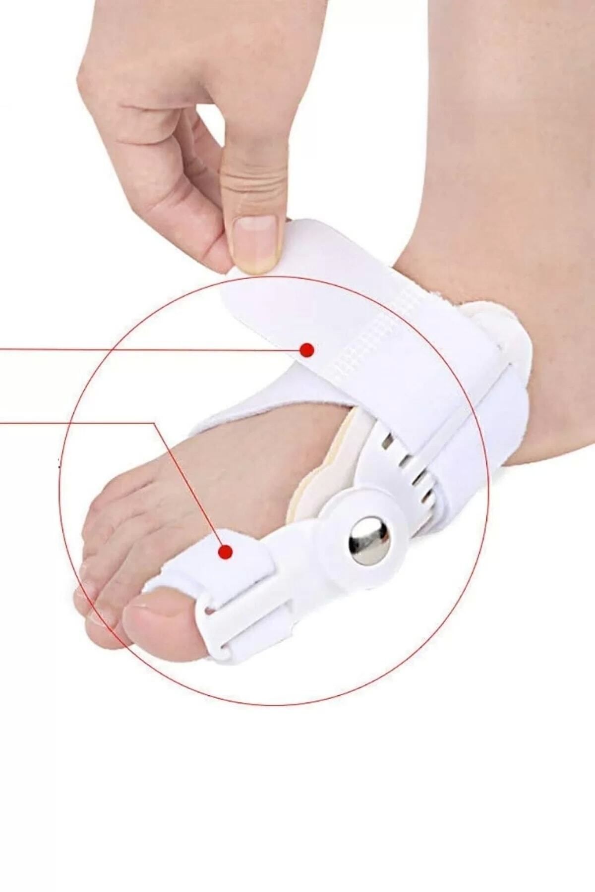 AyKa AVM 1 Adet Ayak Baş Parmak Kemik Düzeltici Halluks Valgus Ayak Bakımı Bunyon Koruyucu Gece Ateli