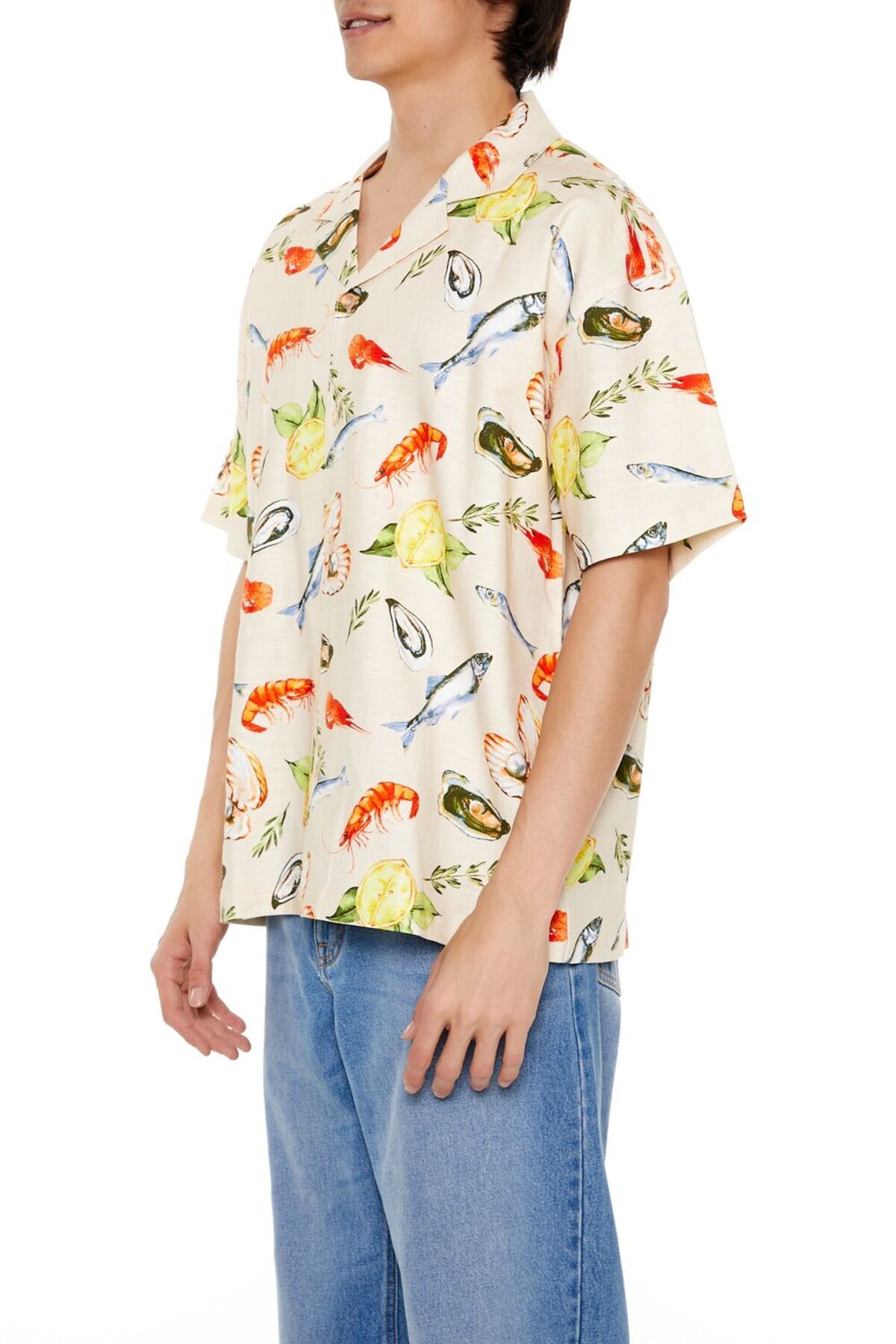 Forever 21 Balık Desenli Gömlek