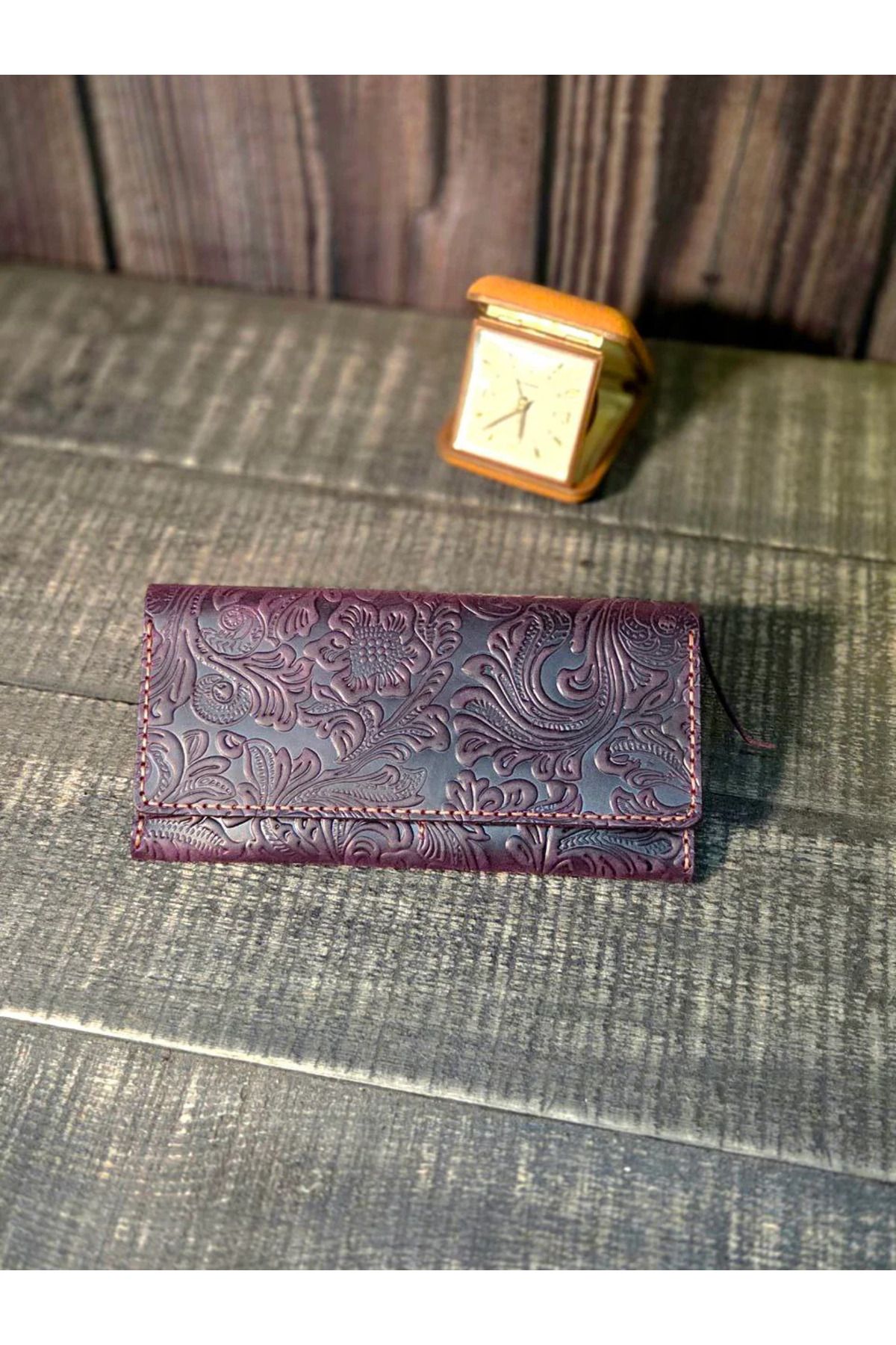 Wild West Crafted MSTNG Large Uzun Kadın Cüzdan