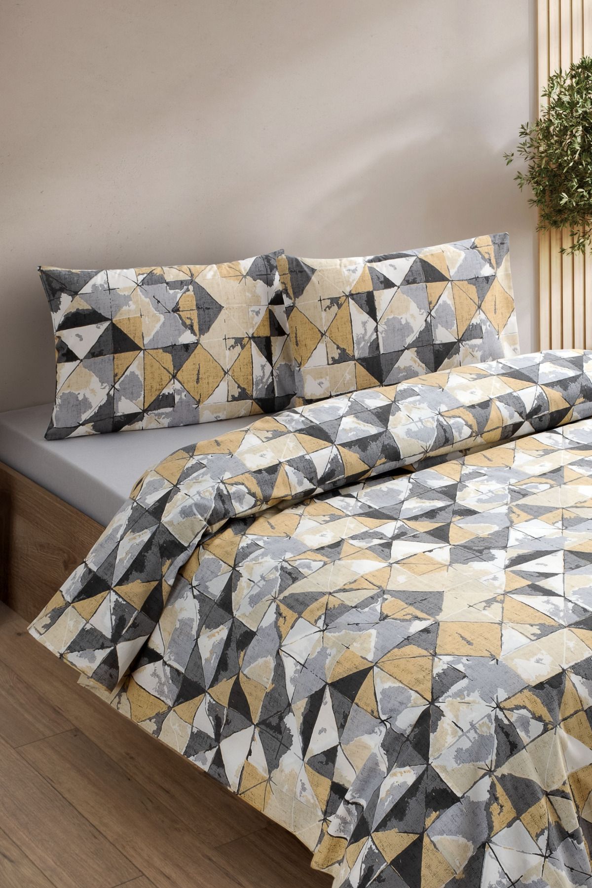 Formeya-Lovely Patterned Single Duvet Cover Set - Single Duvet Cover Set with Elastic Sheet 5