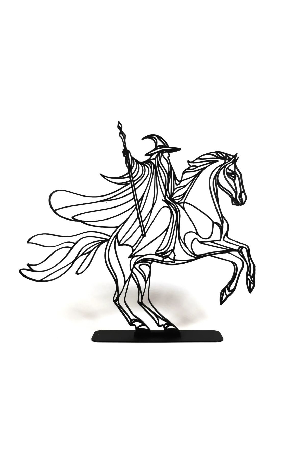 EmAy3d Geometric Çizim Gandalf Masa Üstü Stand Biblo – Şık ve Modern 3D Dekor