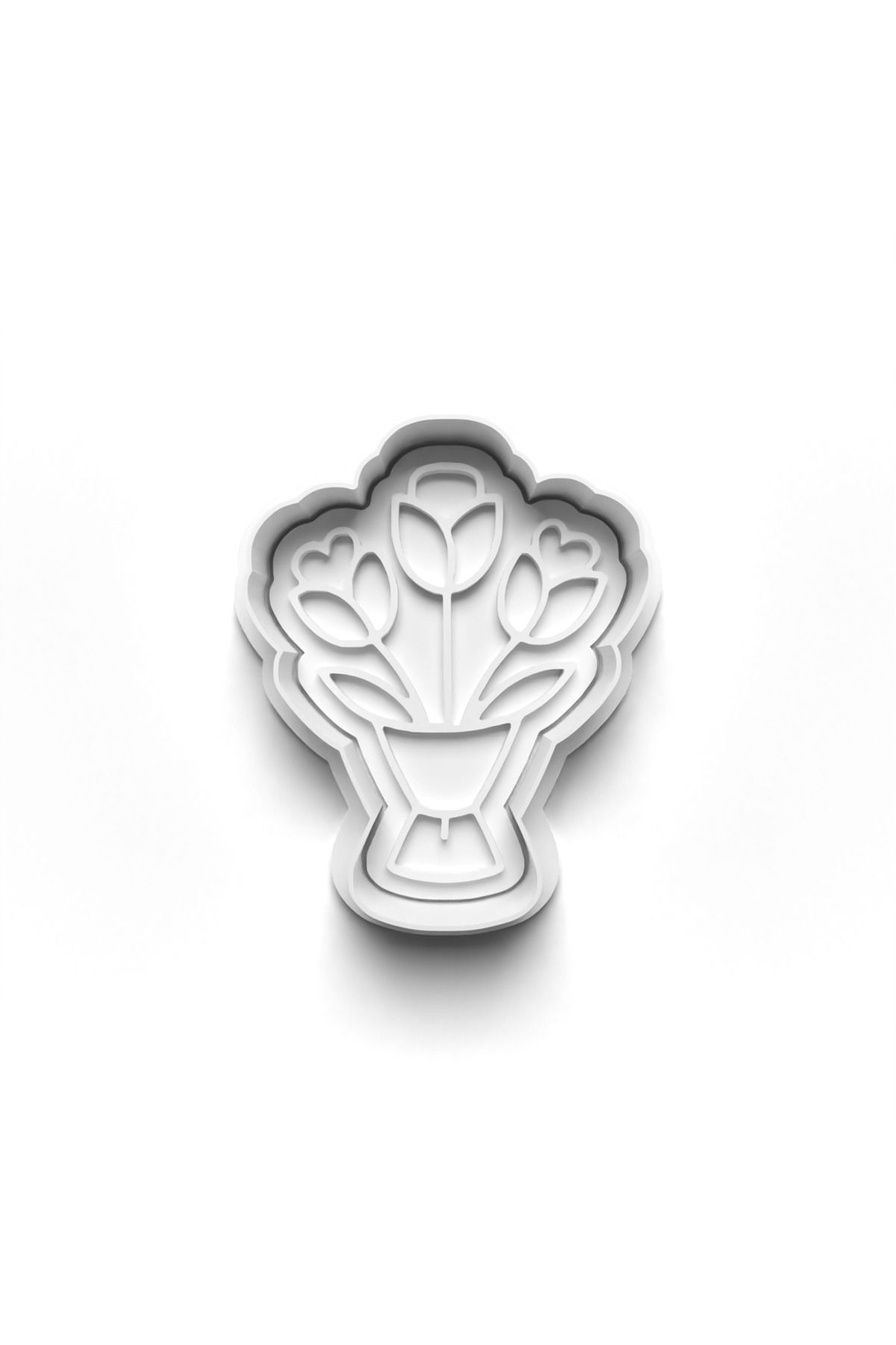 Adana Pasta Malzemeleri ÇİÇEK BUKETİ KURABİYE KALIBI KESİCİ VE DAMGASI 3D-0838_1
