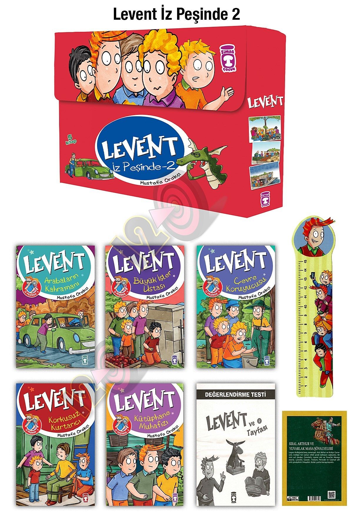 Timaş Çocuk Levent Iz Peşinde Hikaye Seti 2 (5 KİTAP)(9 YAŞ VE ÜZERİ)