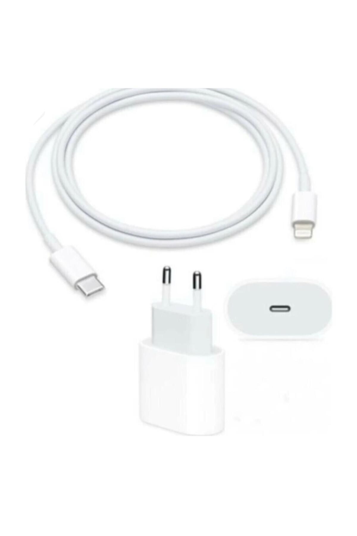 YDGR iPhone 8-11-12-12-14 Pro Max Uyumlu 25W Type-C Şarj Başlığı + USB-C to Lightning Kablosu