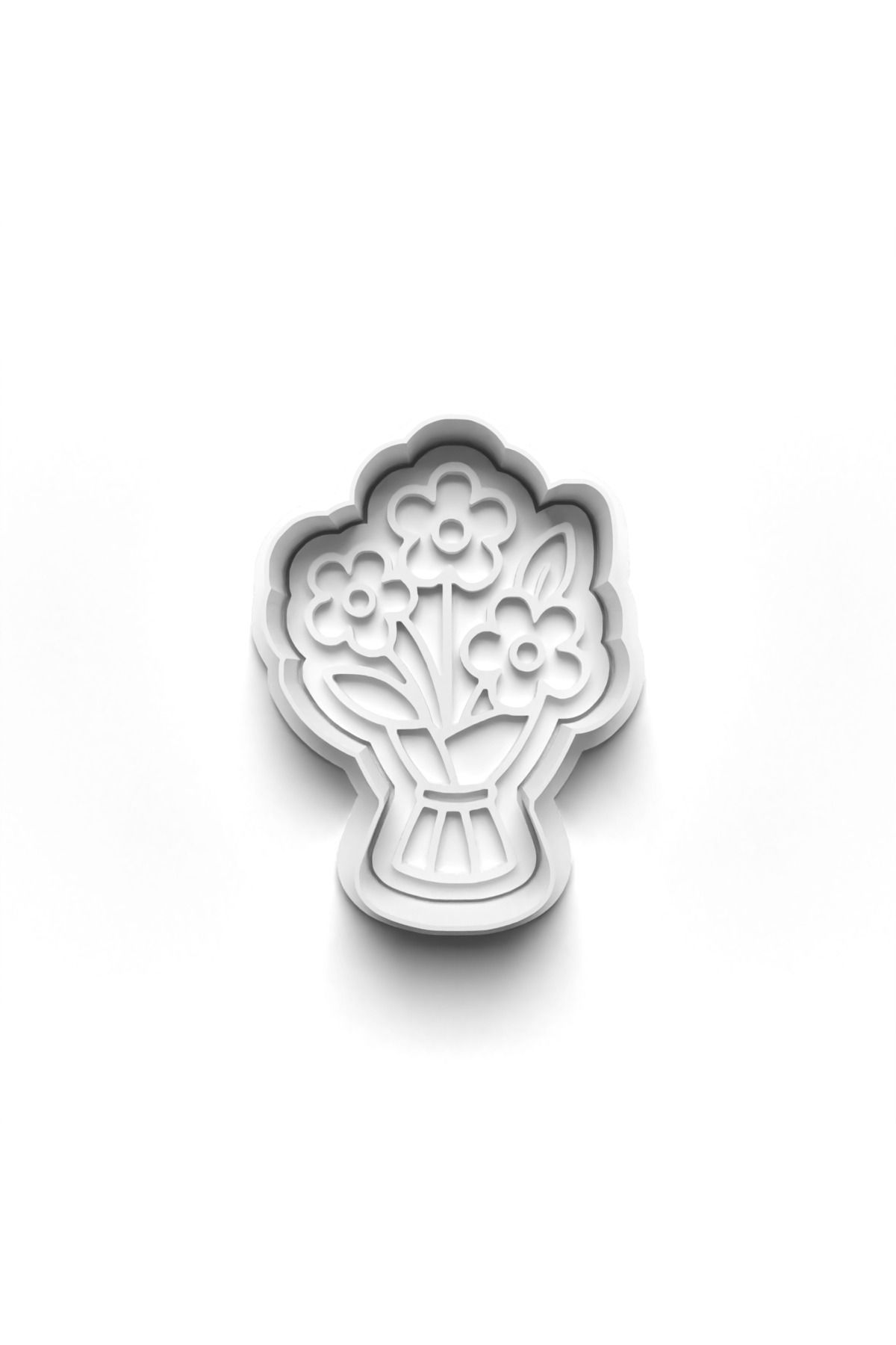 Adana Pasta Malzemeleri ÇİÇEK BUKETİ KURABİYE KALIBI KESİCİ VE DAMGASI 3D-0838_2