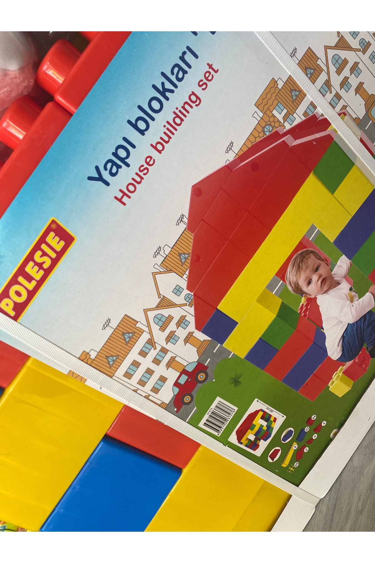 مجموعه ۱۳۴ تکه بلوک‌های ساختمانی خانه