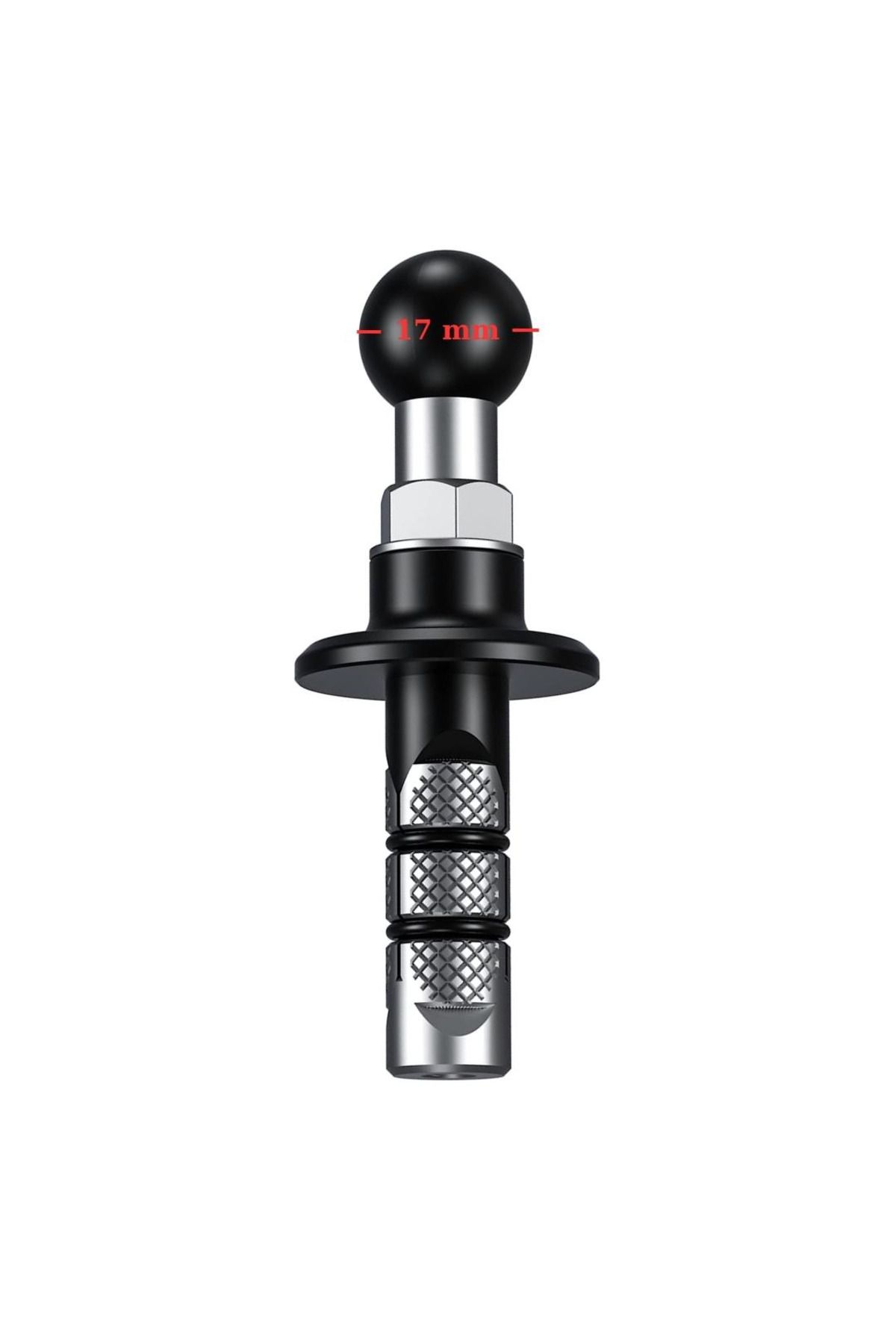 MotoTork Motosiklet 17mm Toplu Çatal Bağlantı Telefon Tutucu Adaptörü (Racing Modeller Için)