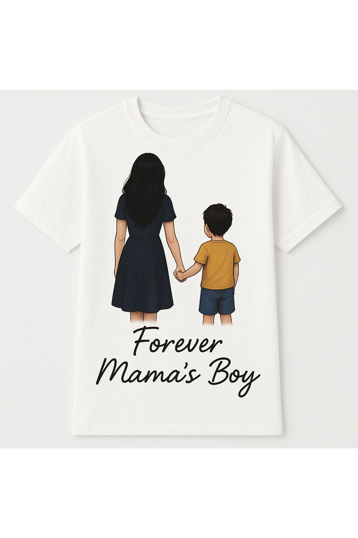 MAGORS GraffTee Anne Oğul Baskılı Beyaz T-shirt
