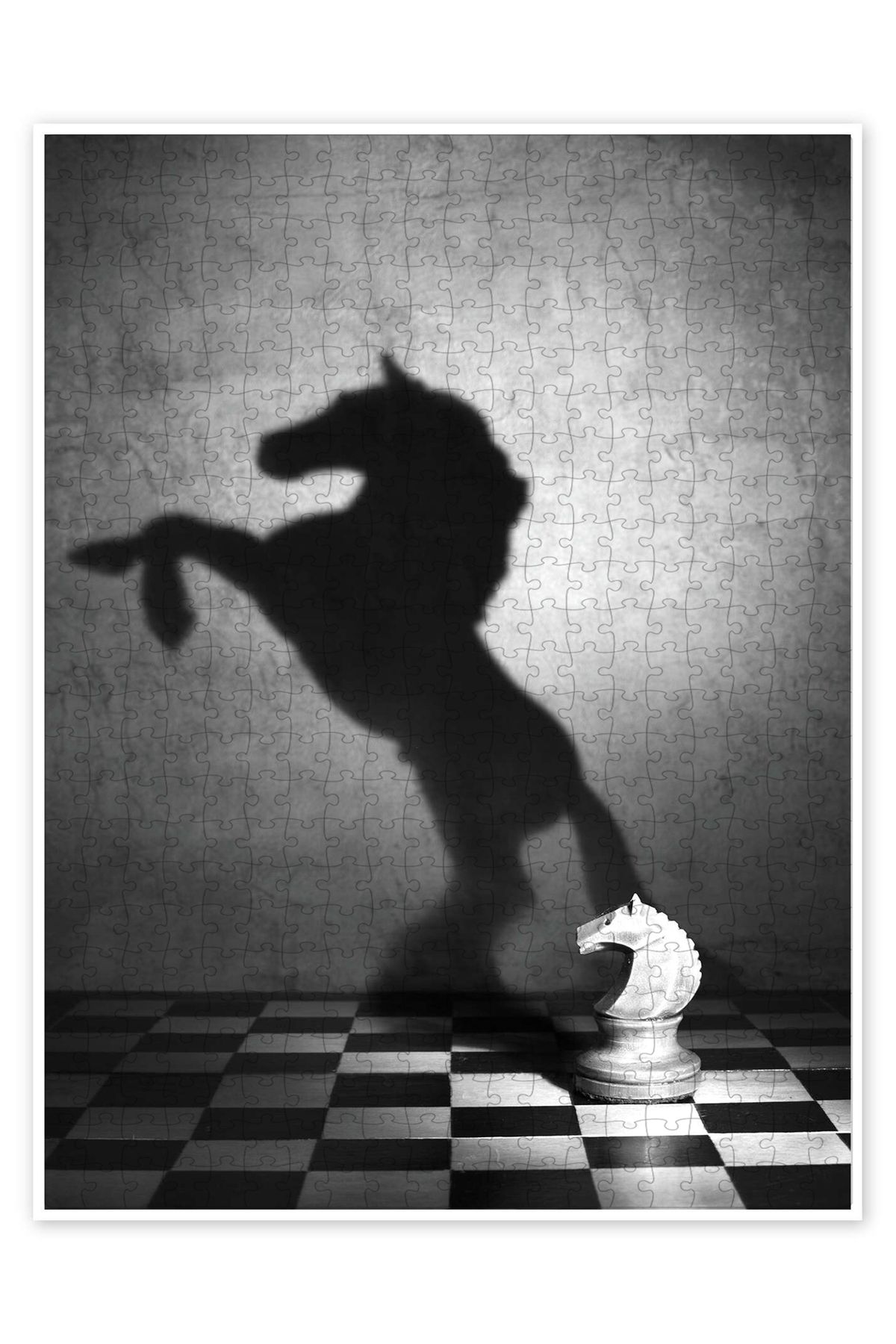 Jeronkarji Mustang'in ruhu 500 Parça Puzzle Yapboz Kedi Köpek Temalı Doğa ve Orman Hayvanları