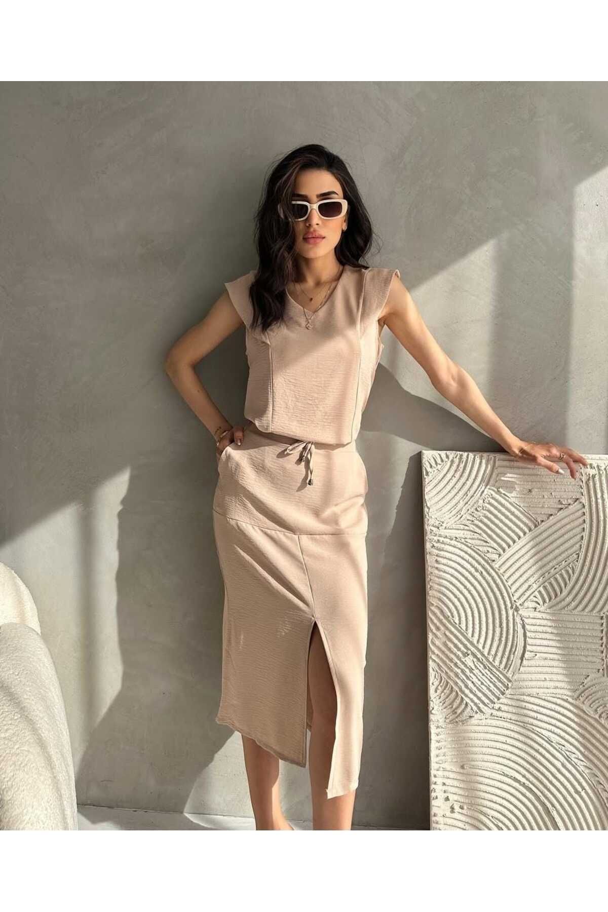 Maison La Femme Kadın Bluz Etek Takım