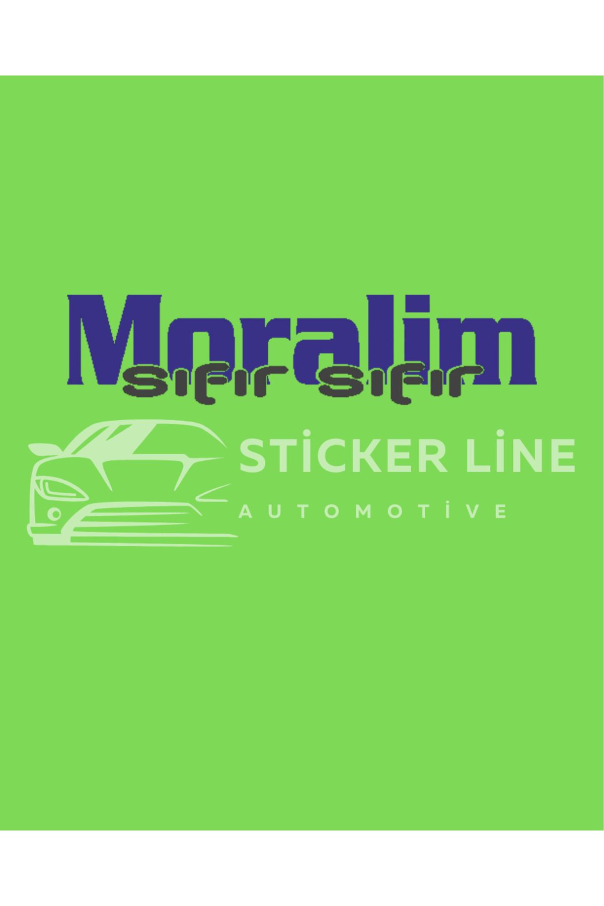 arbüka Moralim sıfır arma sticker