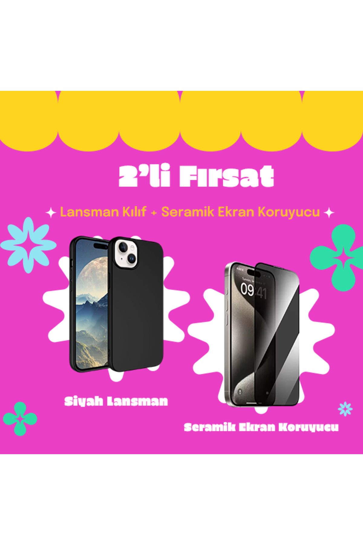 Di Aksesuar Samsung Galaxy A36 Siyah Lansman+Seramik Ekran Koruyucu