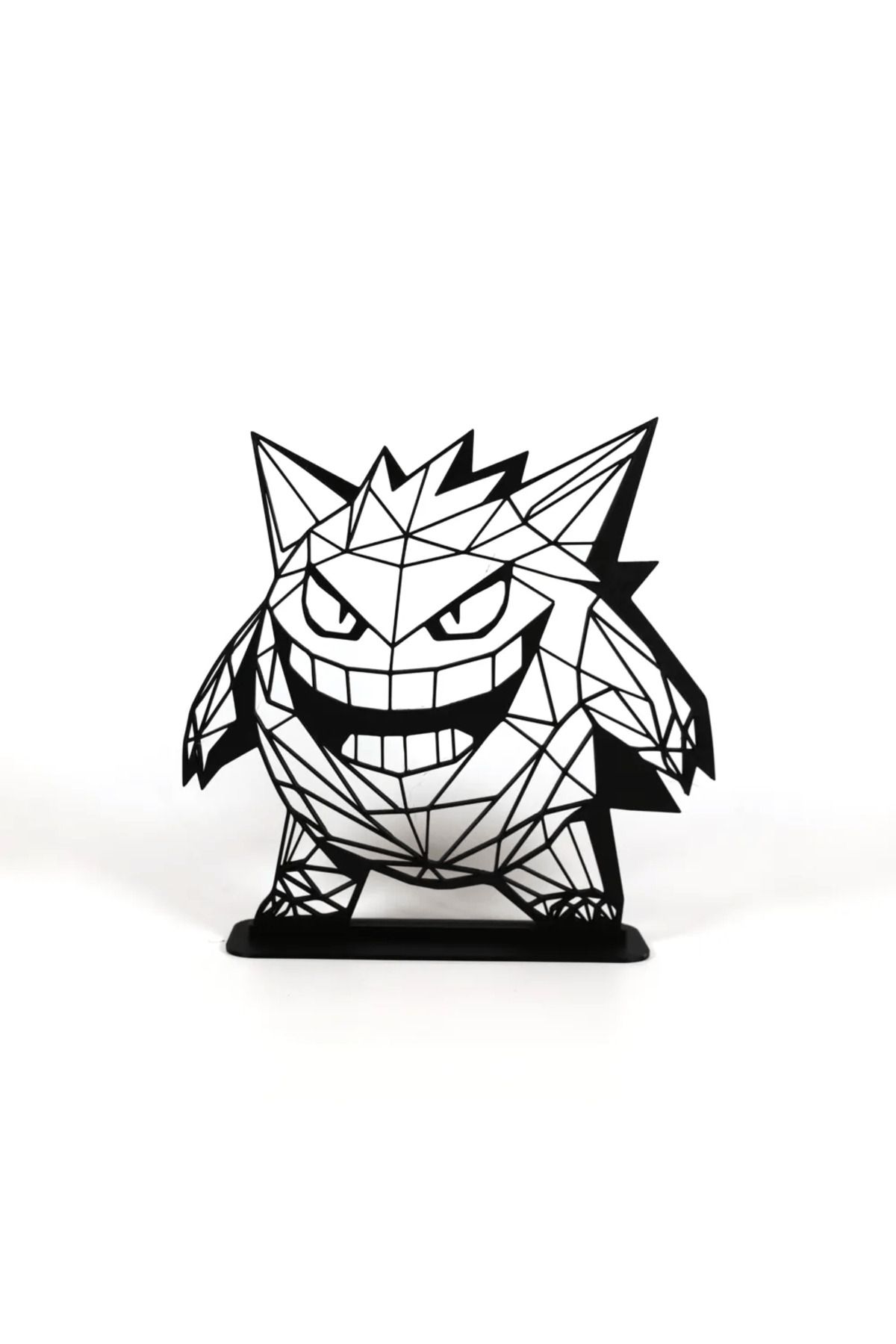 EmAy3d Geometric Çizim Gengar Masa Üstü Stand Biblo – Şık ve Modern 3D Dekor