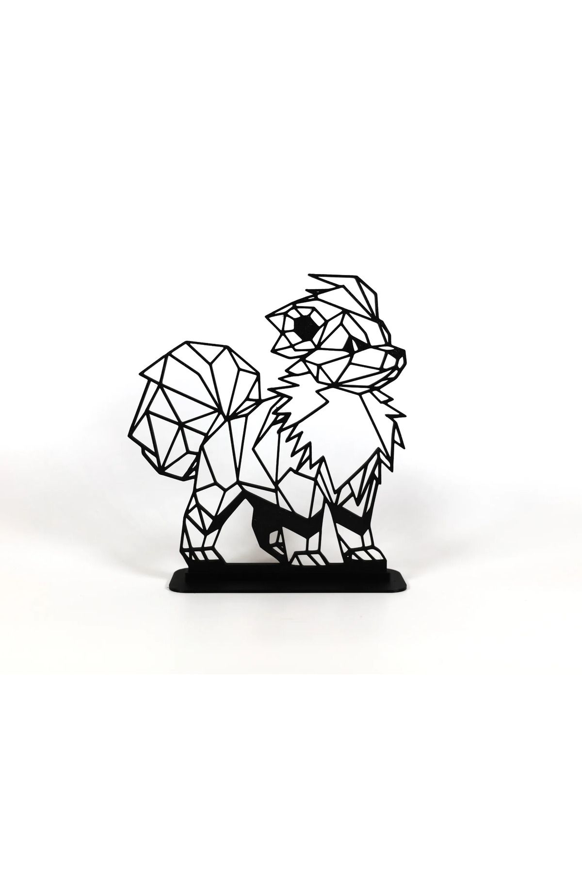 EmAy3d Geometric Çizim Growlithe Masa Üstü Stand Biblo – Şık ve Modern 3D Dekor