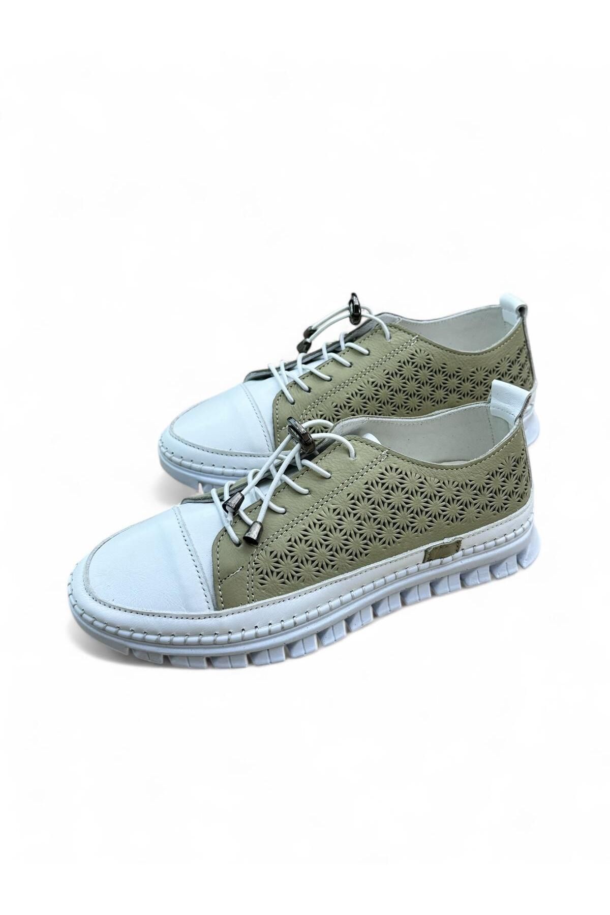 PATRON SHOES Hakiki Deri Ortopedik Taban Kadın Ayakkabı