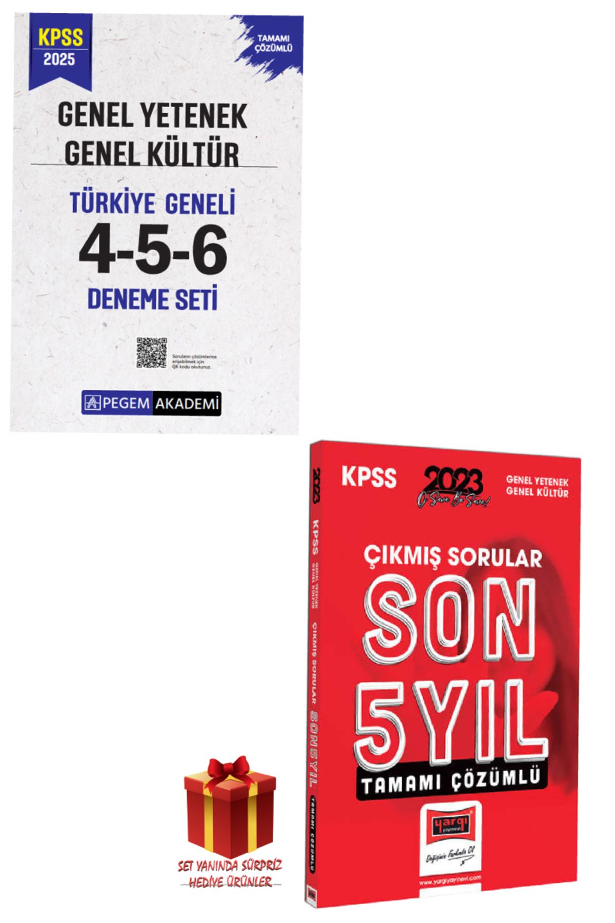 Pegem Akademi Yayıncılık 2025 Pegem GYGK Türkiye Geneli Deneme Sınavları+GYGK Çıkmış Sorular+Hediye