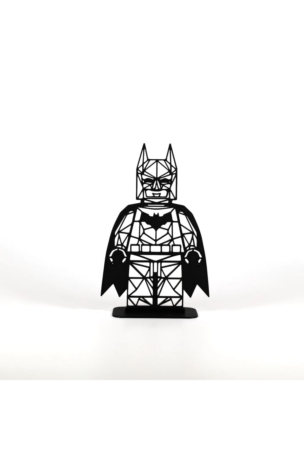 EmAy3d Geometric Çizim Batman Masa Üstü Stand Biblo – Şık ve Modern 3D Dekor