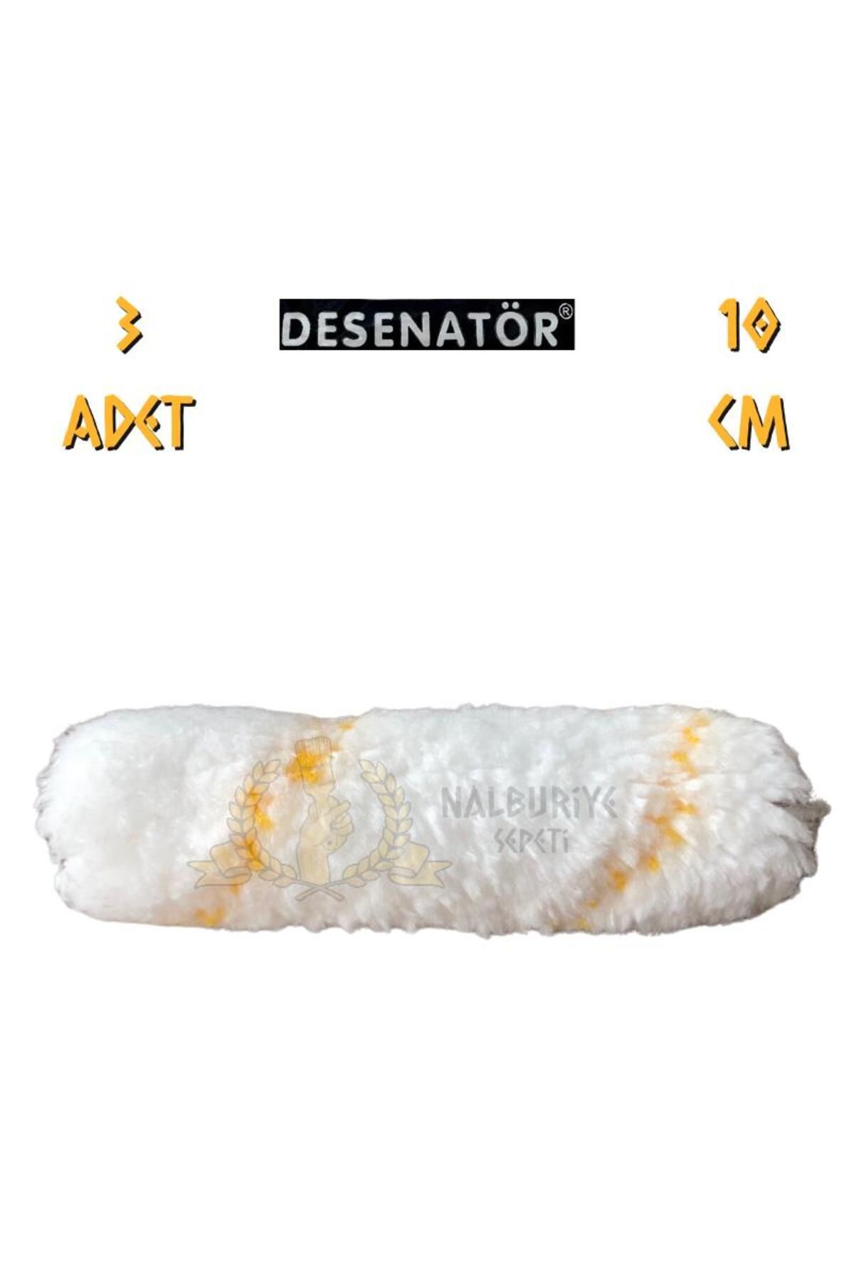 DESENATÖR Desenatör Extra Saten Parmak Rulo Yedek - 10 cm - 3 Adet