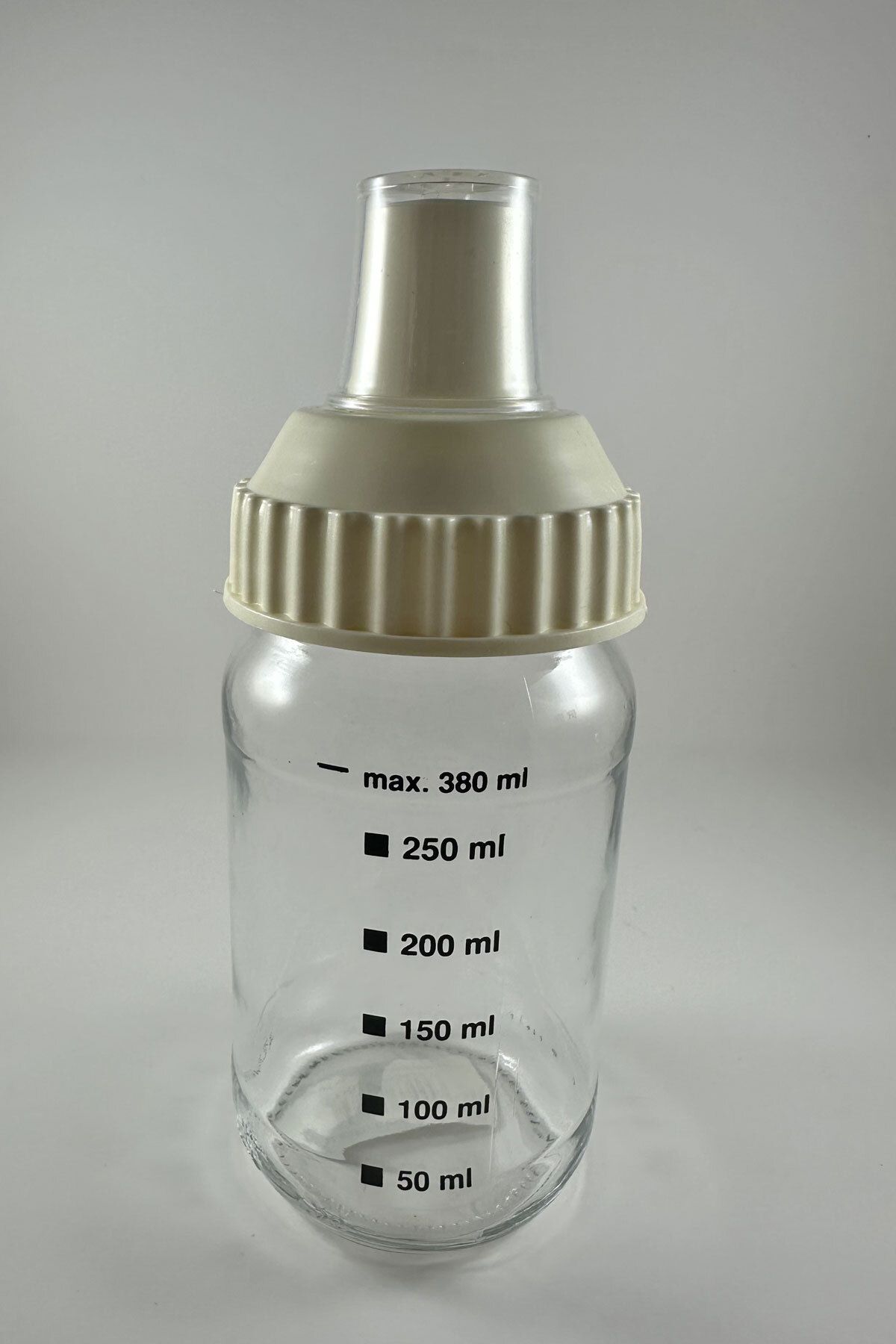 SİHİRLİ AYAKLAR Sızdırmaz Kapaklı Cam Yağdanlık Sirkelik Sosluk Derece Desenli 380ml