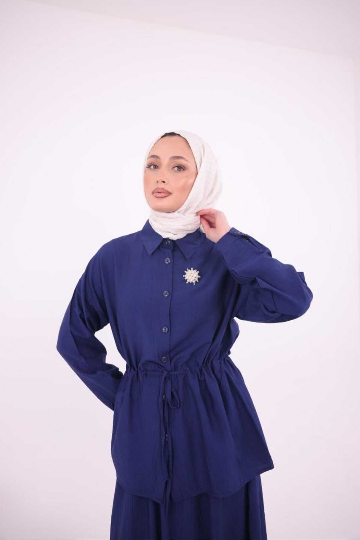 bcstylshfashion BROŞLU ETEKLİ TAKIM