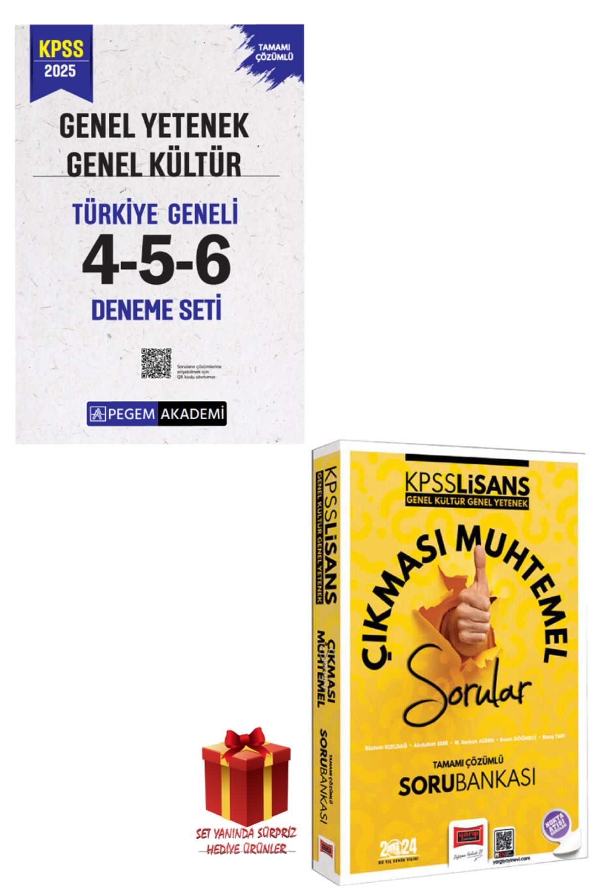 Pegem Akademi Yayıncılık 2025 Pegem GYGK Türkiye Geneli Deneme Sınavları+Yargı GYGK Çıkması Muhtemel Sorular+Hediye