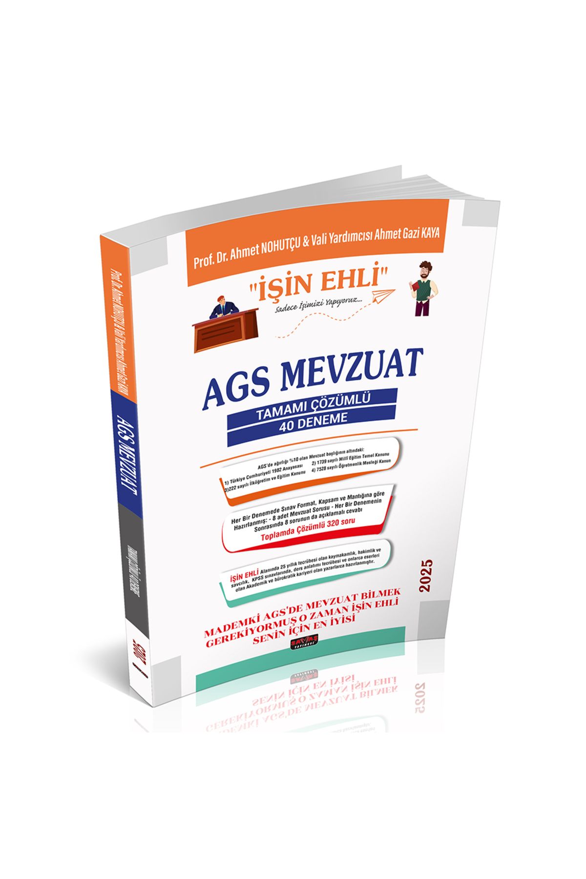 Savaş Yayınevi MEB AGS Mevzuat İşin Ehli Tamamı Çözümlü 40 Deneme Savaş Yayınları Nisan 2025