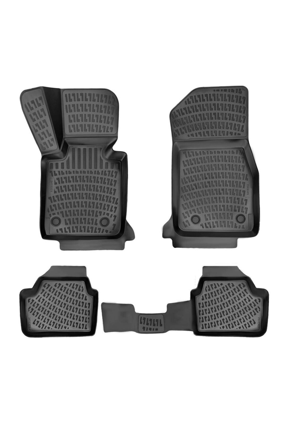 Mayuk Dizayn BMW 1 SERİSİ F20-21 2011-2019 Arası MYK 3D Premium Havuzlu Oto Paspas Araca Özel