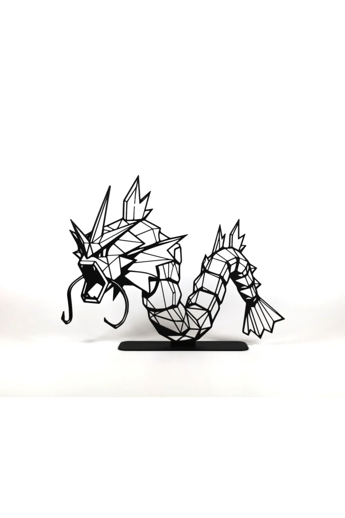 EmAy3d Geometric Çizim Gyarados Masa Üstü Stand Biblo – Şık ve Modern 3D Dekor