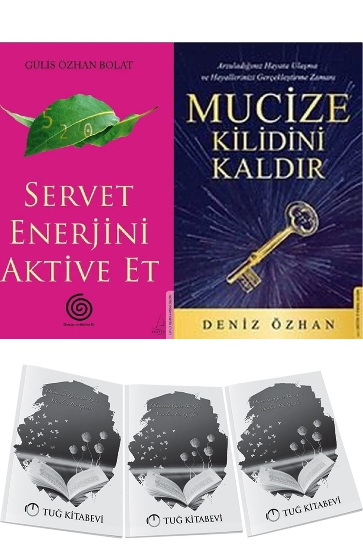 Destek Yayınları Servet Enerjini Aktive Et ve Mucize Kilidini Kaldır 2li Set Deniz Özhan & Gülis Özhan Bolat