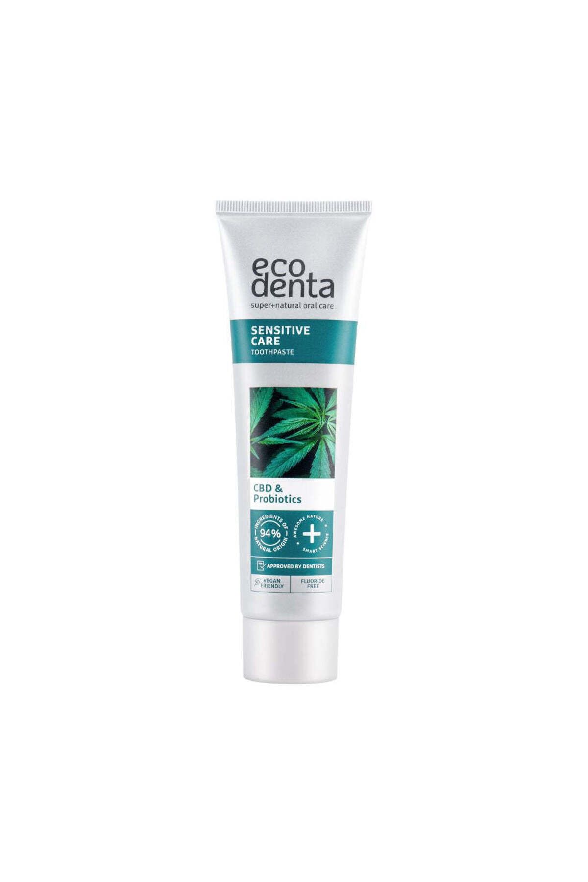 Ecodenta-Sensitive Toothpaste, with CBD and Probiotics, Ecodenta, 100 ml 3