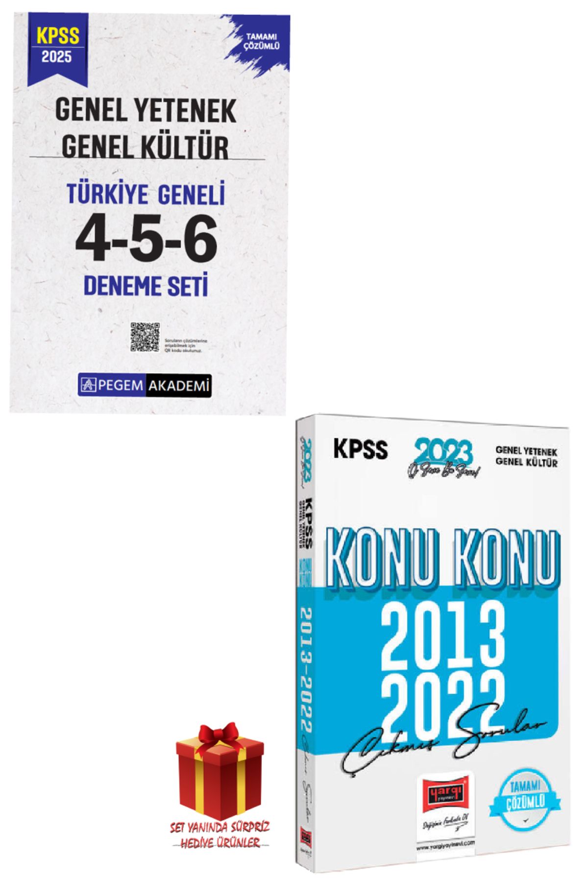Pegem Akademi Yayıncılık 2025 Pegem GYGK Türkiye Geneli Deneme Sınavları+GYGK Konu Konu Çıkmış Sorular+Hediye