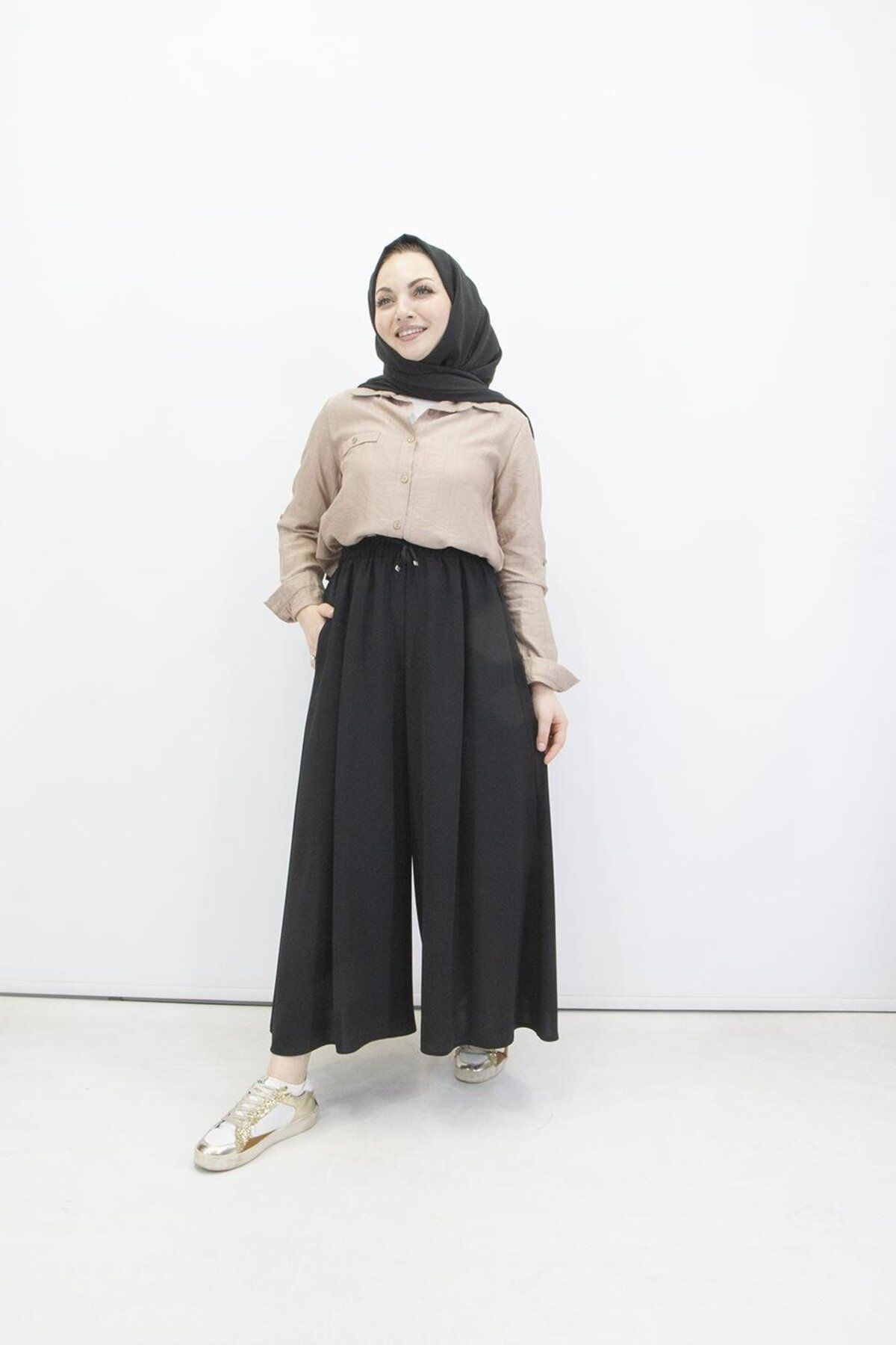 feray kaya 0347 Krep Kumaş Pantolon
