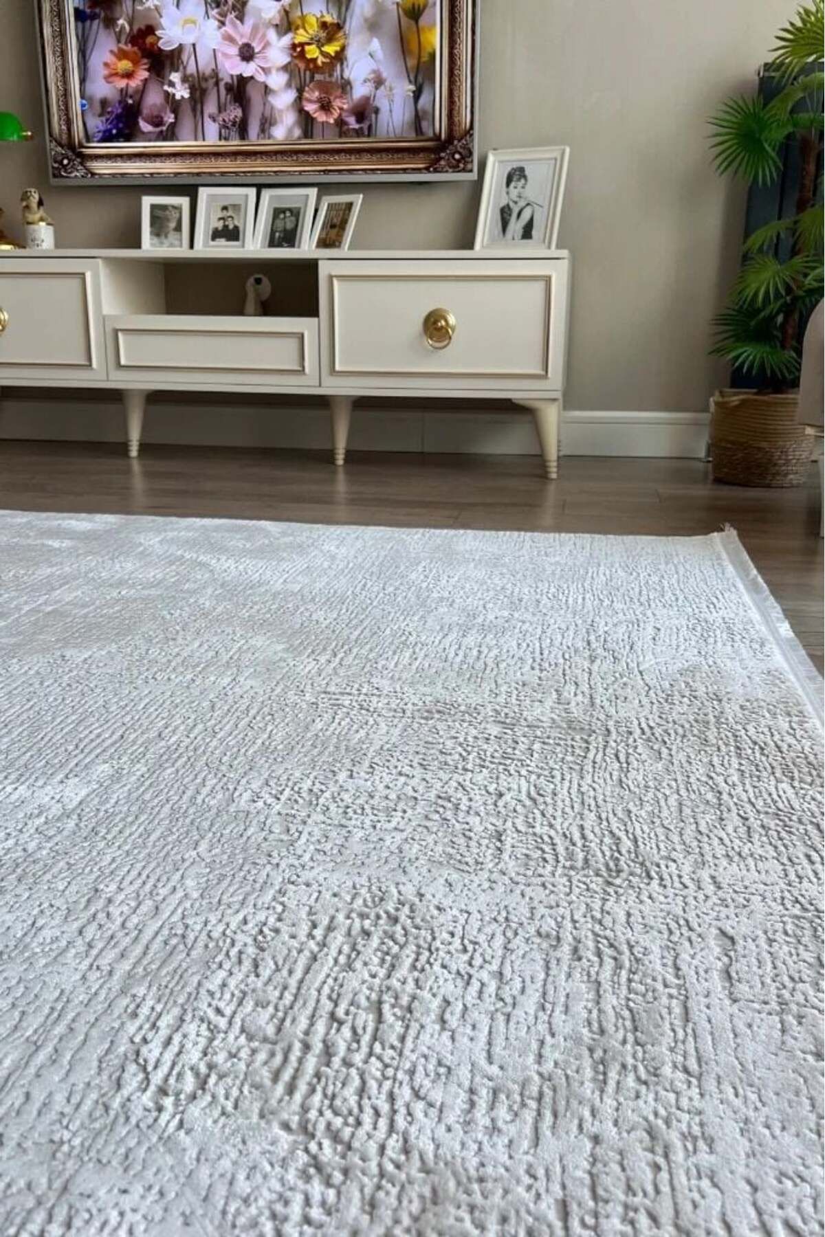 APEX HALI Apex Halı Truva Akrilik Halı Koleksiyonu 6641 Krem