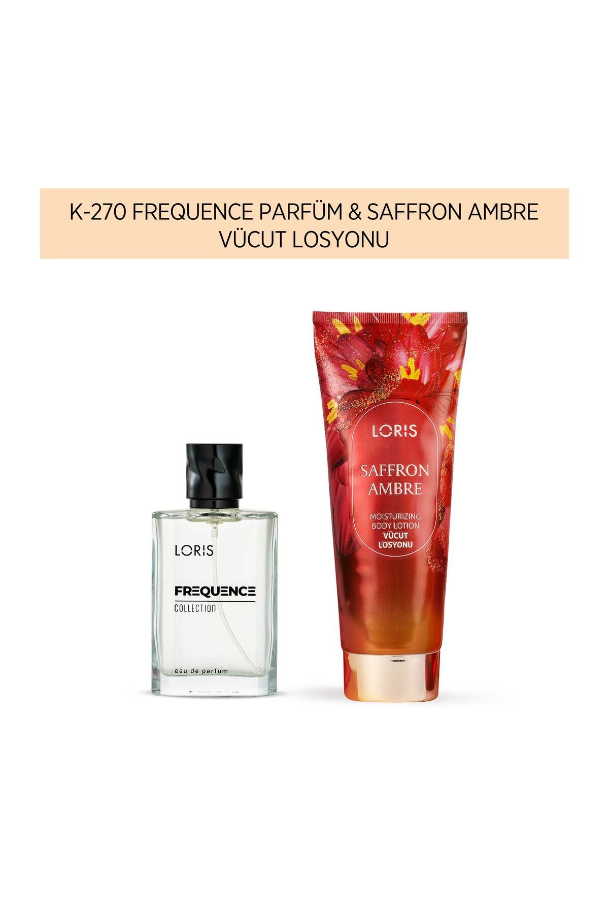 Loris K-270 Kadın Parfüm & Saffron Ambre Vücut Losyonu