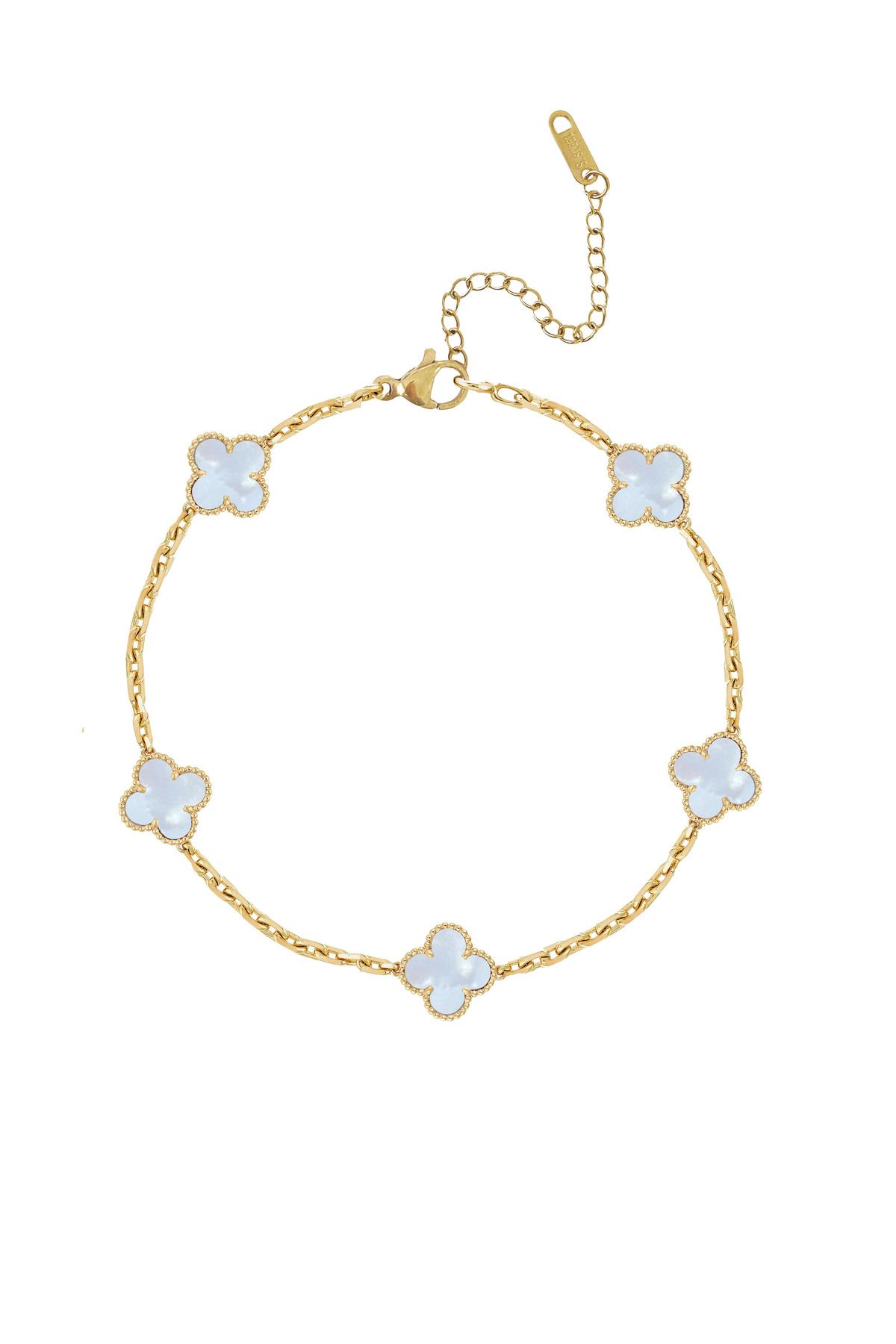 Atelier Duygu 7MM | White Clover Bileklik