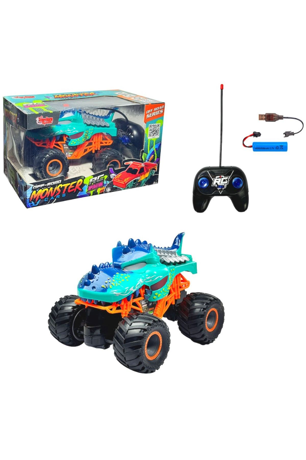 Art Tone VARDEM KUMANDALI MONSTER CANAVAR ARABA JY1009-1010 OFF-ROAD F/F R/C 1:20 ŞARJLI 3+
