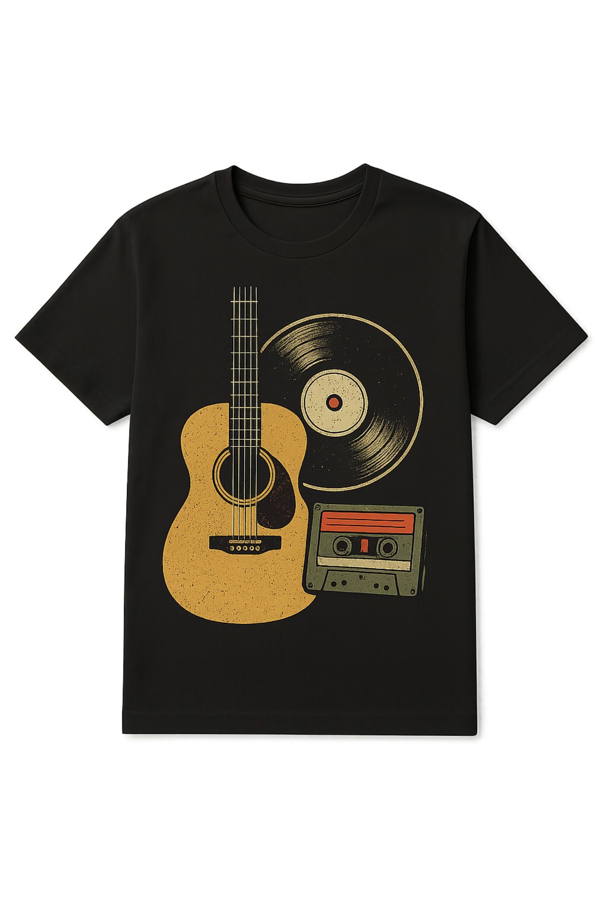MAGORS GraffTee Unisex Siyah Baskılı Relaxed T-shirt