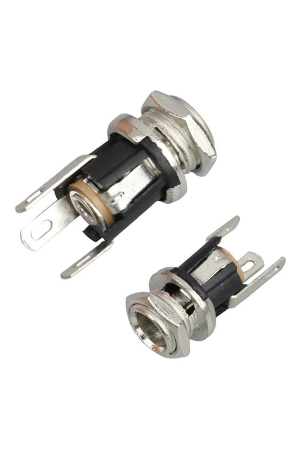 OEM DC JAK ÜSTTEN SOMUNLU 2.1MM SOMUNLU Ø8MM (IC-258A)